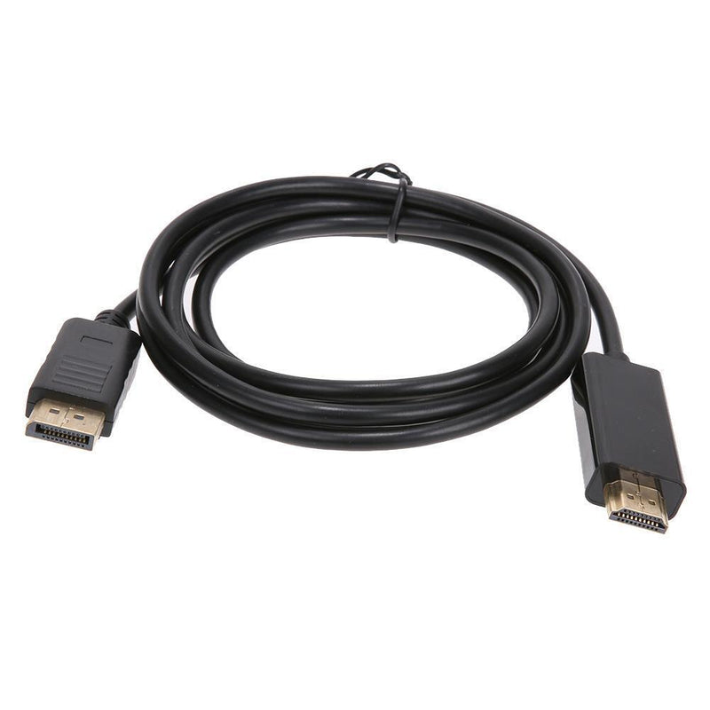 1.8m HDMI Cable DisplayPort Male HDMI Male 1080p Video Converter - ADA
