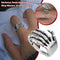 Skeleton Hand Silber Plt verstellbarer Daumenring Damen Schmuck Geschenk.