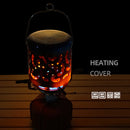 Stainless Steel Mini Heater Winter Warm Gas Heater Warmer for Backpacking Travel