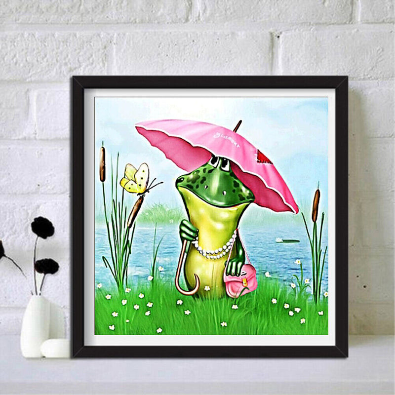 5D DIY Full Drill Diamond Painting Frog Cross Stitch Embroidery Mosaic Kit