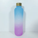 1L Large Capacity Water Bottle Plastic Water Cup (Blue Purple Gradient) Newly