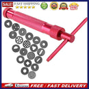 DIY Craft Pottery Clay Extruder Fondant Cake Slime Gun Modeling Tool(Red)