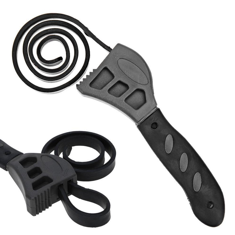 Multi Function Adjustable Belt Spanner Universal Rubber Strap Wrench Tool Newly