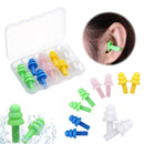 Comfort Reusable Ear Plugs Waterproof Noise Sleep Ear Plugs Silicone Earplugs