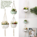 Holders Wall Hanging Garden Decor Lifting Rope Hanger Baskets Flower Basket