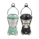 Solar Powered LED Camping Hanging Lanterns Waterproof Tent Lights (Black)