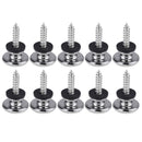 40pcs Electric Acoustic Guitar Strap Lock Buttons Bass Strap Buckle(Black)