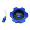 CNC Aluminum Gas Fuel Petrol Tank Cap for Dirt/Pit Bike ATV Quad (Blue)