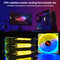 COOLMOON 12cm Cooling Fan 4Pin PWM 5V 3Pin ARGB PC Case CPU Computer Cooler