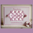 French Letter Cutting Dies for DIY Scrapbooking Embossing Die Cuts (H2063) Newly