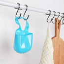 Steel Holder Organizer Hanger Storage Rack Clasps Hooks Double S Shaped Hook