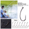 Fishing Hooks Kit, High Carbon Steel Carp Fish Hooks with Sharp Barbs, Set of 20