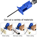Electric Drill Modified Woodworking Electric Reciprocating Jig Saw (Blue) Newly