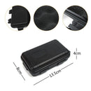 Outdoor Waterproof Box Survival Airtight EDC Tool Sealed Small Case (Black)