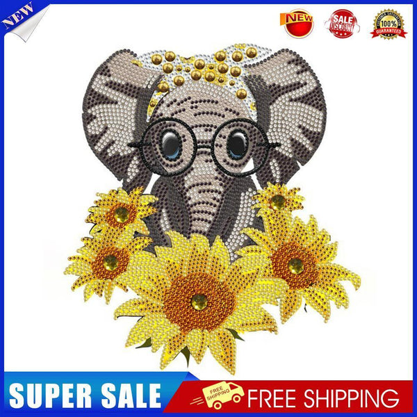 5D DIY Partial Special Shaped Drill Diamond Painting Elephant Craft (HB248)