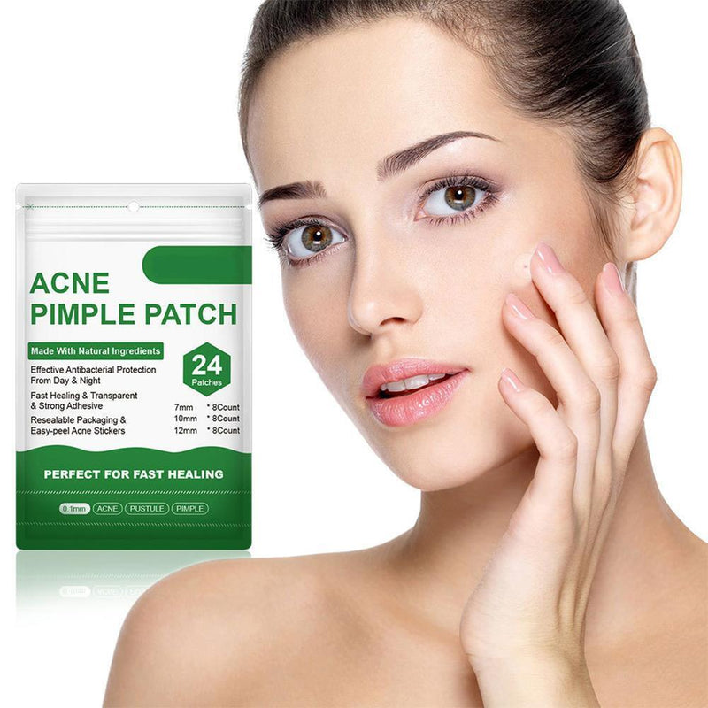 24pcs Ultra-thin Acne Pimple Remover Patches Acne Treatment Stickers Kit