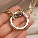 Snap Clasp Clip Carabiner Purses Handbags Spring O-Ring Buckles Bag Belt Buckle