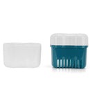Smooth False Tooth Holder Practical Moistureproof Denture Box False Tooth Cases