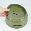 Cat Dog Drinking Bowl Travel Puppy Drink Water Feeder Pet Supplies (Green) Newly
