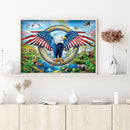 5D Diamond Painting Kit Eagle Full Square Drill Rhinestone DIY Wall Art Crafts
