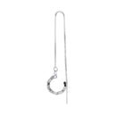Diamond Ear Cuff Threader CZ Ear Piercing Ear Cuffs Climber Link Chain Earrings