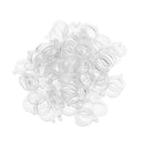 100pcs White PE Pellet Bait Lure Bands for Carp Coarse Fishing Tackle (8mm)