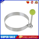 Stainless Steel Omelette Egg Frying Mold Love Round Star Mold(Round)