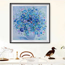 5D DIY Full Drill Round Shape Flower Grass Rhinestone Diamond Drawing for Hom