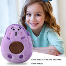 Fashion Women Avocado Shape Mini Coin Purse Casual Girls Lovely Small Wallet