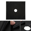 4pcs BBQ Paper Barbecue Pad Non Stick Cook Clean Paper Kitchen Tool (Black Newly