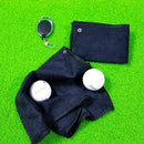 Golf Towel Golf Accessories Gifts Cotton 25x25cm for Men Husband Boyfriend Dad