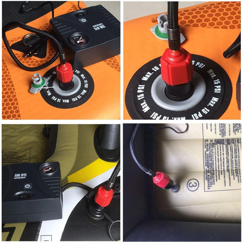 SUP Standup Paddle Board Valve Adapter Canoe Kayak Pump Air Valve Adaptor S