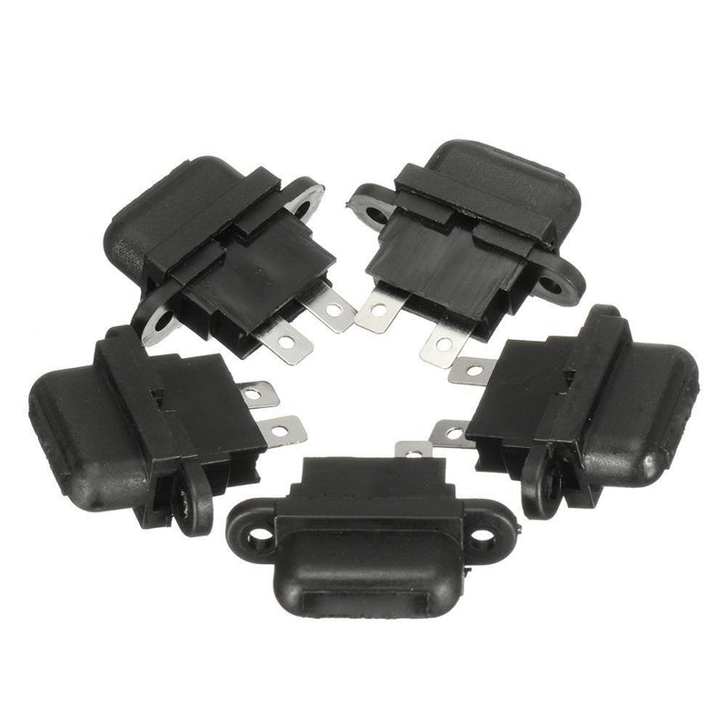 5pcs 30A Amp Car Standard Blade Fuse Holder Boxes with Cover for Boat Truck