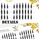 DIY Eyelash Individual Lashes Segment Eyelash little Devil Cluster Eyelashes