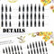DIY Eyelash Individual Lashes Segment Eyelash little Devil Cluster Eyelashes