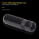 3.5mm Female Stereo Headset w/Tail 3Pole 3.5mm Audio Adapter Connector Converter