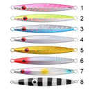 Jigging Lure Shining Slow Jigging Fishing Lures Sea Fishing Tack Metal Jig