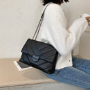 Casual Large Capacity Totes PU Leather Women Handbag Flap Shoulder Crossbody Bag
