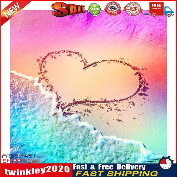 5D Full Drill Diamond Paintings DIY Beach Mosaic Embroidery Cross Stitch Newly