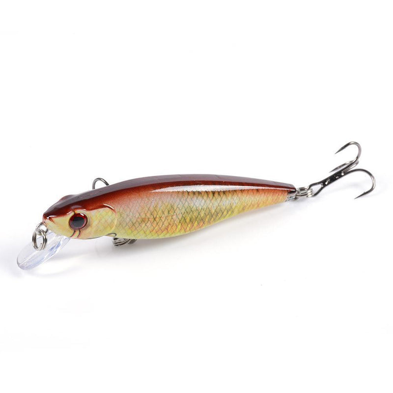6pcs 8.6cm/9.1g Hard Plastic Minnow Fishing Lures Wobblers Artificial Baits