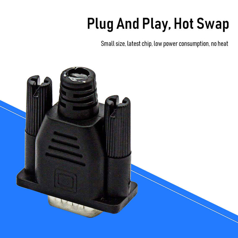 VGA EDID Dummy Plug 1080P Virtual Screen Display Emulator for Headless Computers