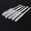 12pcs Electric Impact Drill Hex Shank Brush Car Paint Wire Cleaner (Nylon) Newly