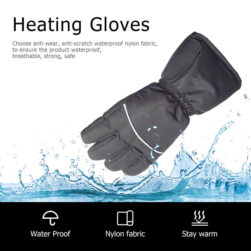 Heated Gloves, Waterproof Hand Warmers Thermal Gloves for Cycling, Fishing Newly