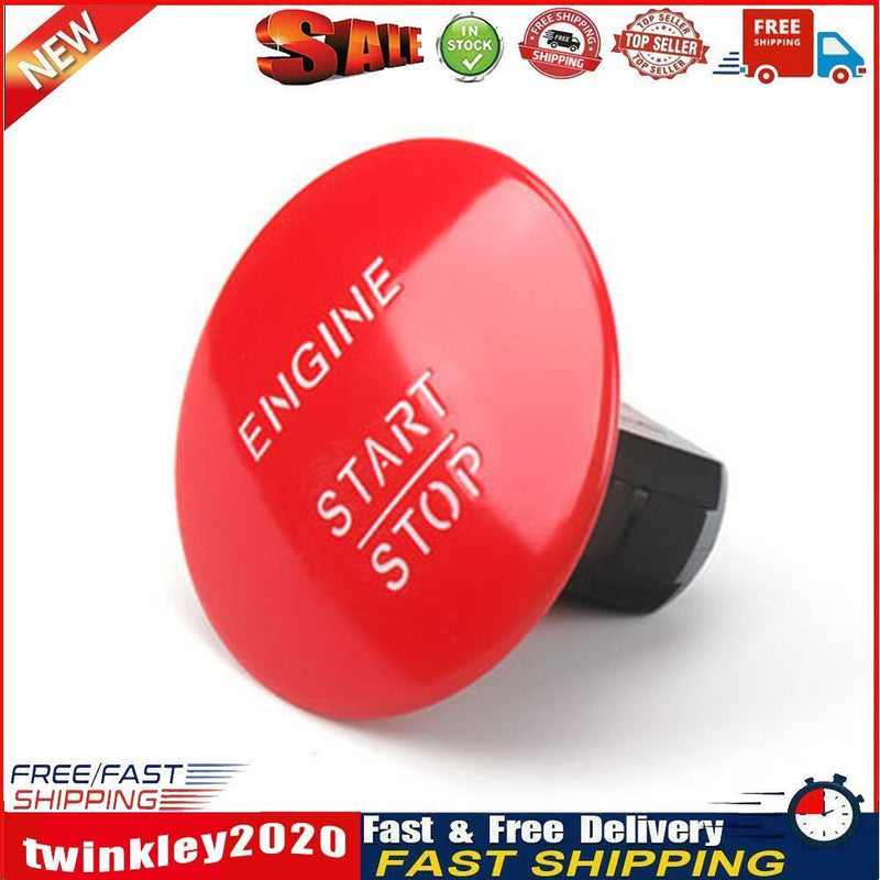 Car Engine Start Stop Button Entry Ignition Starter Switch ON/OFF (Red) Newly
