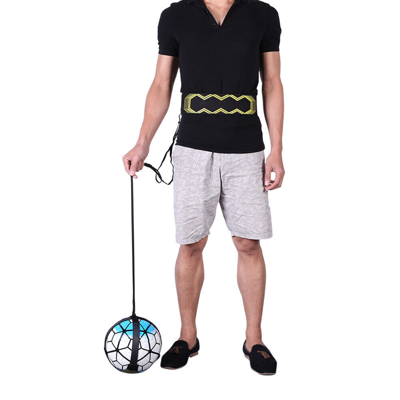 Adjustable Football Kick Trainer Soccer Ball Train Equipment Practice Belt