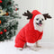 #A Christmas Decoration Winter Dog Sweater Cartoon Kitten Puppy Outfit Pet Suppl