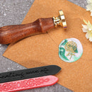 Grass Flowers Copper Stamps Head w/o Handle Craft Gifts Wax Sealing Stamp Hea