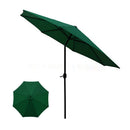 Sunshade Umbrella Cover Outdoor Garden UV Cloth (Dark Green 3 meter 8 Bone)