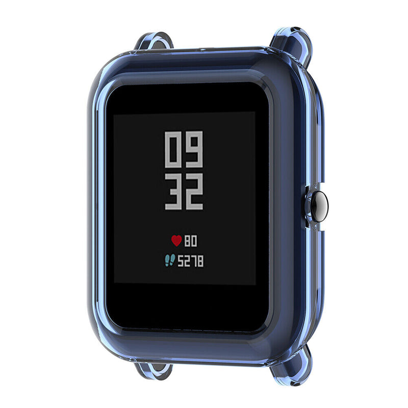 Soft TPU Protective Case Cover Shell for Amazfit Bip S Smartwatch (Blue) Newly