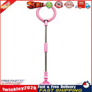 Folding Jumping Rope Ball Glowing One Foot Skip KIds Fitness Toys (Pink) Newly
